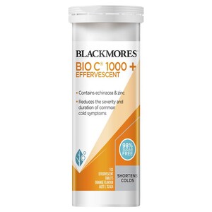 [PRE-ORDER] STRAIGHT FROM AUSTRALIA - Blackmores Bio C 1000mg Echinacea + Zinc Vitamin C Effervescent 10 Tablets