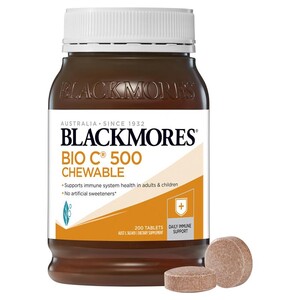 [PRE-ORDER] STRAIGHT FROM AUSTRALIA - Blackmores Bio C 500mg Chewable Vitamin C Immune Support 200 Tablets