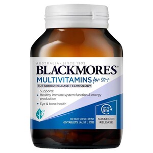 [PRE-ORDER] STRAIGHT FROM AUSTRALIA - Blackmores Multivitamin For 50+ Sustained Release 60 Tablets