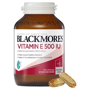 [PRE-ORDER] STRAIGHT FROM AUSTRALIA - Blackmores Vitamin E 500IU Cholesterol Health 150 Capsules