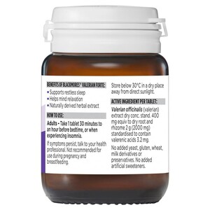 [PRE-ORDER] STRAIGHT FROM AUSTRALIA - Blackmores Valerian Forte Sleep Support Vitamin 30 Tablets