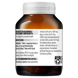 [PRE-ORDER] STRAIGHT FROM AUSTRALIA - Blackmores Proseren Saw Palmetto Prostate Health 120 Tablets