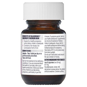 [PRE-ORDER] STRAIGHT FROM AUSTRALIA - Blackmores Women's Premium Iron Energy Support 30 Tablets