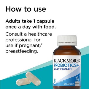 [PRE-ORDER] STRAIGHT FROM AUSTRALIA - Blackmores Probiotics+ Daily Health Gut Health Vitamin 90 Capsules