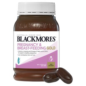 [PRE-ORDER] STRAIGHT FROM AUSTRALIA - Blackmores Pregnancy & Breastfeeding Gold Vitamin 180 Capsules
