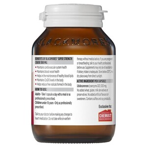[PRE-ORDER] STRAIGHT FROM AUSTRALIA - Blackmores Super Strength CoQ10 300mg Heart Health Vitamin 90 Tablets