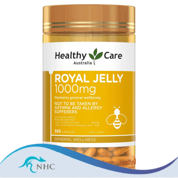 Healthy Care Royal Jelly 1000 365 Capsules