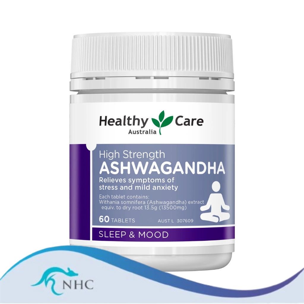 [PRE-ORDER] STRAIGHT FROM AUSTRALIA - Healthy Care High Strength Ashwagandha 60 Tablets