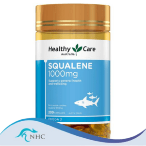(PRE ORDER) Healthy Care Squalene 1000mg 200 Capsules shelf life 2yrs