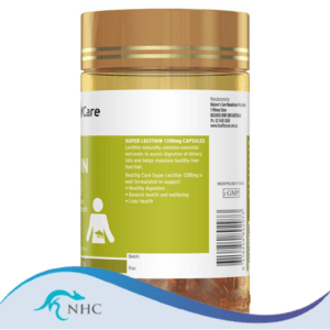 Healthy Care Super Lecithin 1200mg 100 Capsules Exp 11/2025