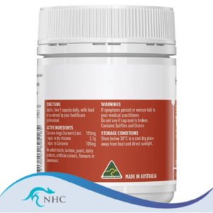 (PRE ORDER) Healthy Care Super Strength Bio Turmeric 3100mg 100 Capsules shelf life 2yrs