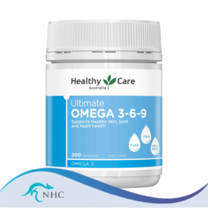Healthy Care Ultimate Omega 3-6-9 200 Capsules Exp 12/2025