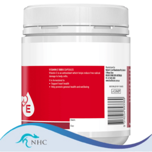 (PRE ORDER) Healthy Care Vitamin E 500IU 200 Capsules shelf life 2yrs
