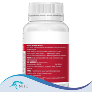 (PRE ORDER) Healthy Care Wild Krill Oil 1500mg 30 Soft Capsules shelf life 2yrs