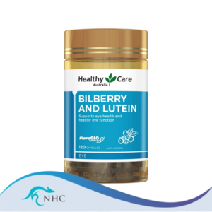 Healthy Care Bilberry & Lutein 120 Capsules Exp 10/2025