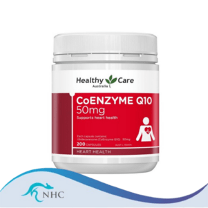 (PRE ORDER) Healthy Care Coenzyme Q10 CoQ10 50mg 200 Capsules shelf life 2yrs