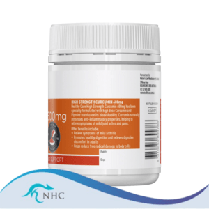 [PRE-ORDER] STRAIGHT FROM AUSTRALIA - Healthy Care High Strength Curcumin 600mg 60 Tablets