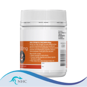 (PRE ORDER) Healthy Care High Strength Curcumin 600mg 60 Tablets shelf life 2yrs