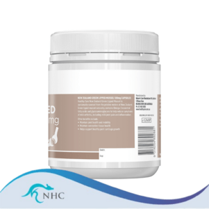(PRE ORDER) Healthy Care New Zealand Green Lipped Mussel 500mg 250 Capsules shelf life 2yrs
