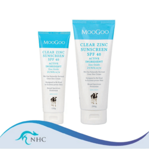 (PRE ORDER) Moogoo Clear Zinc Sunscreen SPF 40 120g/200g shelf life 2yrs
