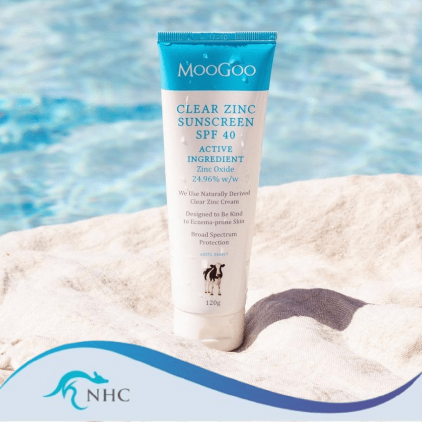 Moogoo Clear Zinc Sunscreen SPF 40 120g / 200g