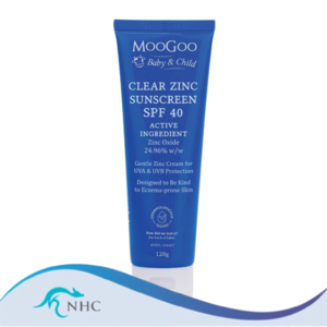 Moogoo Baby & Child Baby Clear Zinc Sunscreen SPF 40 120g Exp 07/2024
