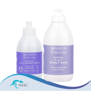 Moogoo Baby & Child Natural 2-in-1 Bubbly Wash 500ml / 1L Exp 11/2025