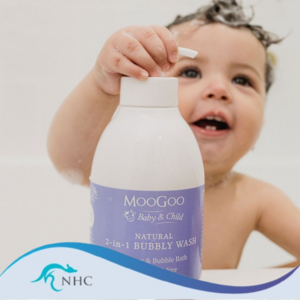 Moogoo Baby & Child Natural 2-in-1 Bubbly Wash 500ml / 1L Exp 06/2025 - 08/2025