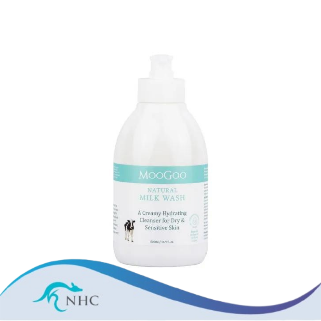 Moogoo Natural Milk Wash 500ml / 1L Exp 09/2026