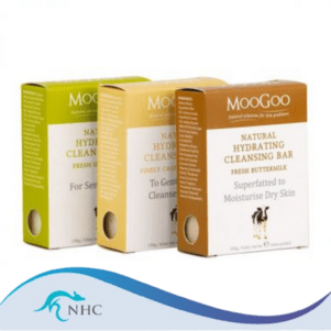 (PRE ORDER) Moogoo Natural Hydrating Cleansing Bar Buttermilk / Goatmilk / Oatmeal 130g shelf life 2yrs