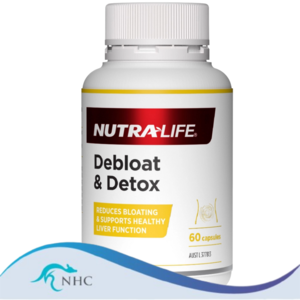 Nutra-Life Debloat & Detox 60 Capsules Exp 20/12/2025