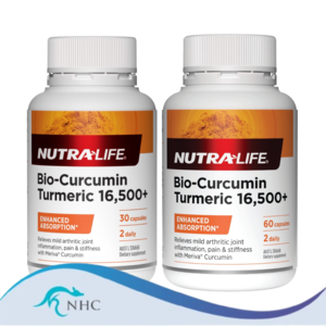 Nutra-Life Bio-Curcumin Turmeric 16,500+ 30 Capsules / 60 Capsules Exp 06/07/2025 - 19/08/2025