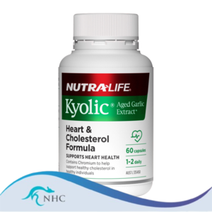 Nutra-Life Kyolic® Aged Garlic Extract Heart & Cholesterol Formula 60 Capsules / 120 Capsules Exp 11/2024 - 04/2025