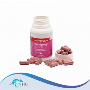 Nutra-Life Cranberry 50,000 100 Capsules Exp 24/01/2025