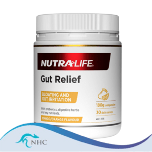 Nutra-Life Gut Relief Mango / Orange Flavour 180g Exp 22/12/2025