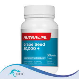 Nutra-Life Grape Seed 50,000 + 120 Capsules Exp 05/11/2024