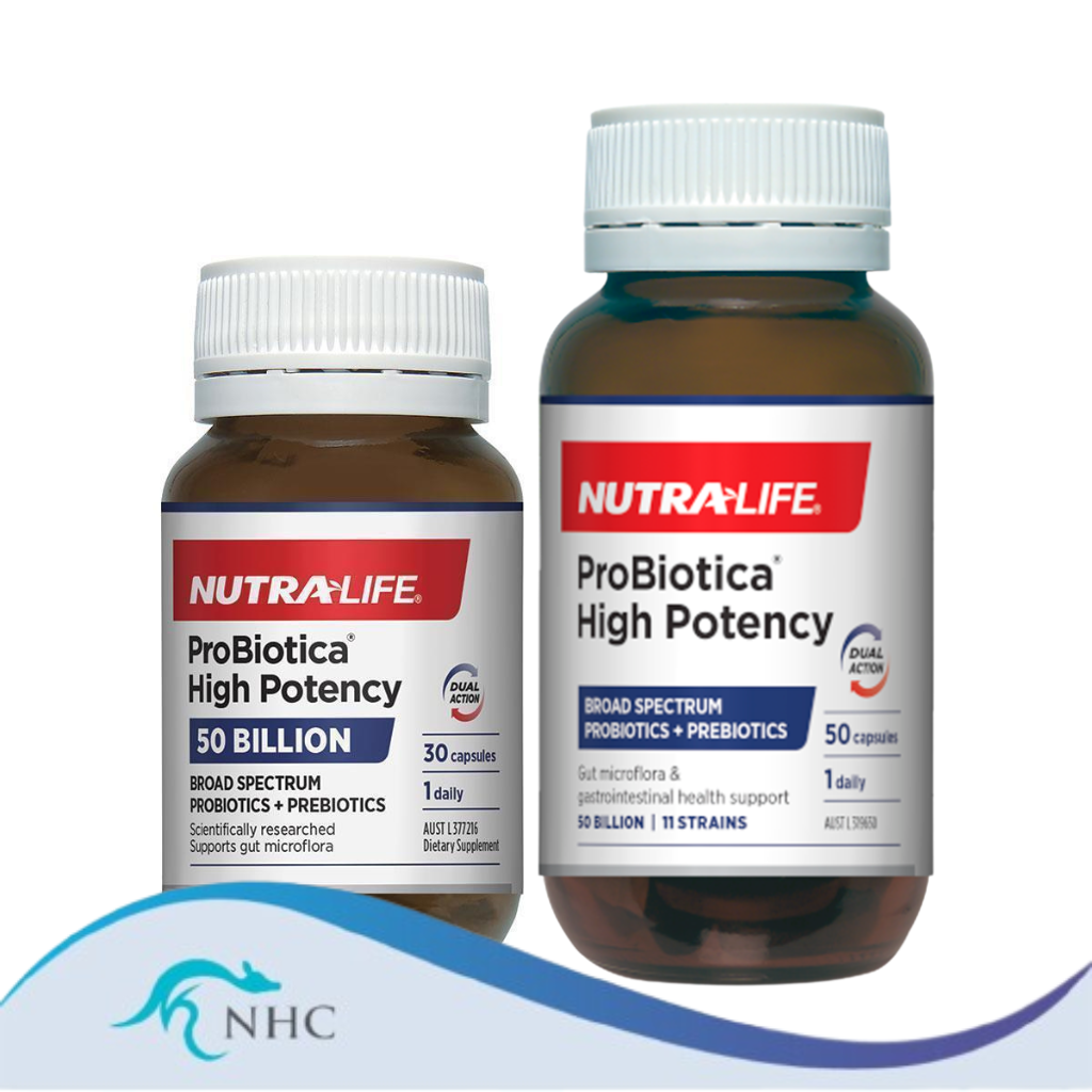 Nutra-Life Probiotica High Potency 30 / 50 Capsules Exp 14/06/2024 - 05/09/2024