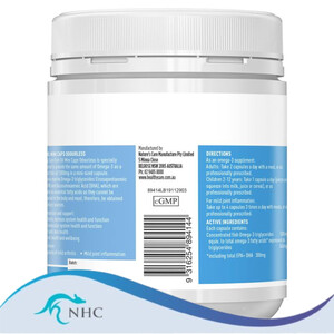 (PRE-ORDER) Healthy Care Fish Oil Mini Caps Odourless 400 Capsules