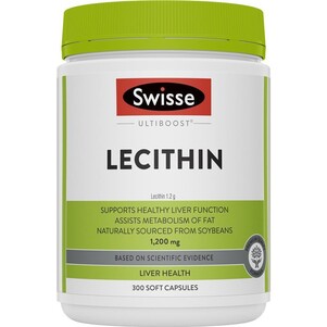 (PRE ORDER) Swisse Ultiboost Lecithin 1200mg 300 Capsules shelf life 2yrs