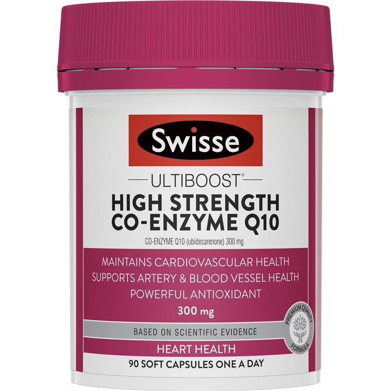 [PRE-ORDER] STRAIGHT FROM AUSTRALIA - Swisse High Strength CoQ10 300mg 90 Capsules