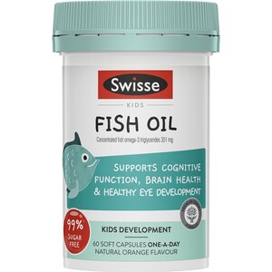 [PRE-ORDER] STRAIGHT FROM AUSTRALIA - Swisse Kids Fish Oil 60 Capsules