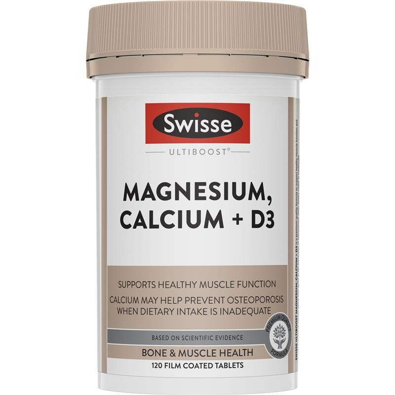 [PRE-ORDER] STRAIGHT FROM AUSTRALIA - Swisse Ultiboost Magnesium Calcium + Vitamin D3 120 Tablets