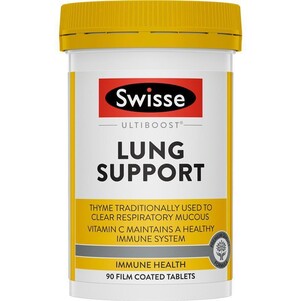 (PRE ORDER) Swisse Ultiboost Lung Health Support 90 Tablets shelf life 2yrs