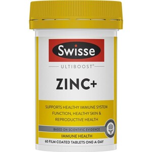 [PRE-ORDER] STRAIGHT FROM AUSTRALIA - Swisse Ultiboost Zinc+ 60 Tablets