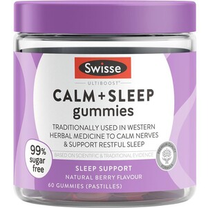 (PRE ORDER) Swisse Calm And Sleep Gummies 60 Pack shelf life 2yrs