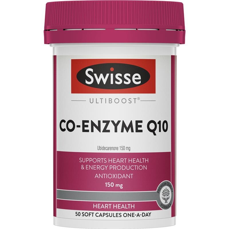[PRE-ORDER] STRAIGHT FROM AUSTRALIA - Swisse Ultiboost Co-Enzyme Q10 150mg 50 Capsules