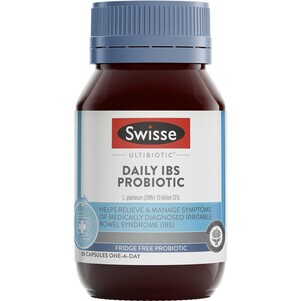 (PRE ORDER) Swisse Ultibiotic Daily IBS Probiotic 30 Capsules shelf life 2yrs