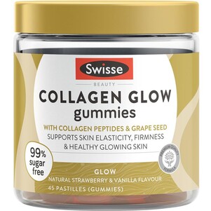 (PRE ORDER) Swisse Beauty Collagen Glow Gummies 45 Pack shelf life 2yrs