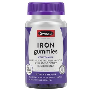(PRE ORDER) Swisse Iron Gummies 50 Pack shelf life 2yrs