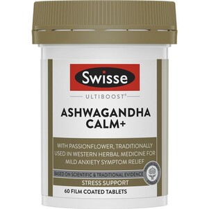 (PRE ORDER) Swisse Ultiboost Ashwagandha Calm+ 60 Pack shelf life 2yrs